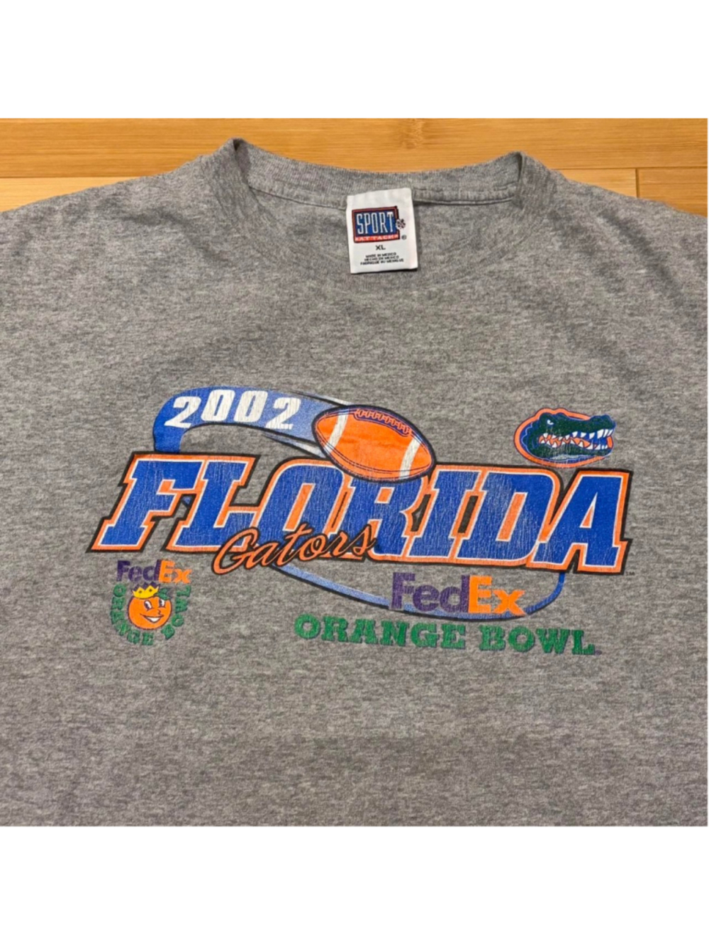 Vintage Sport-Tek Florida Gators 2002 Orange Bowl T-Shirt